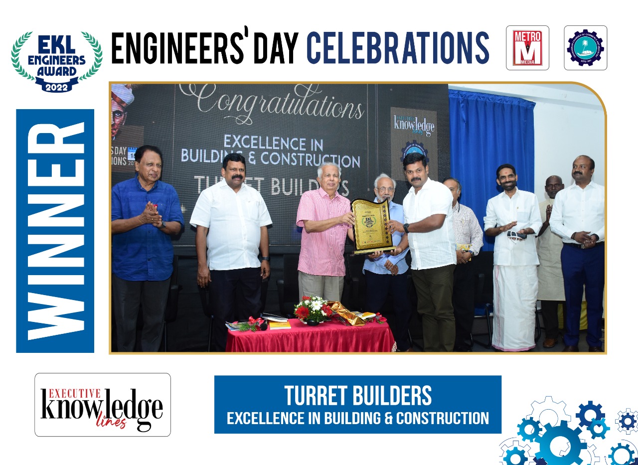 engineers day celebration award, Building Contractors in Trivandrum Thiruvananthapuram, Civil Contractors in Trivandrum Thiruvananthapuram, Renovation, Interior Design Trivandrum Thiruvananthapuram, turret builders, nedumangad, puthukulangara, prasanth