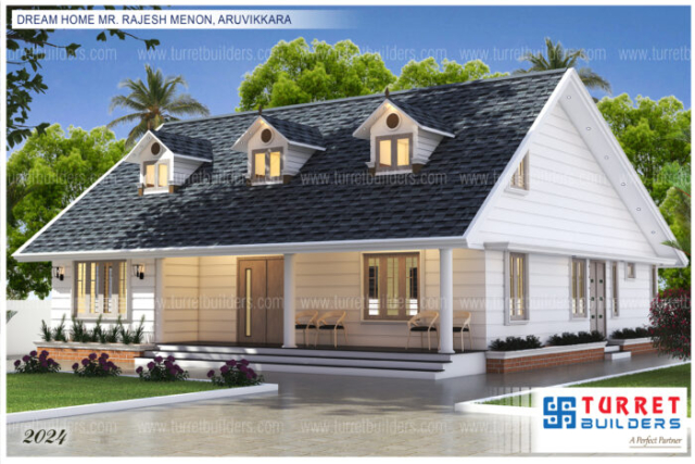 elavation plan thiruvananthapuram marthandam kollam ernakulam nedumangad turret builders sasthamangalam binoys home traditional elevation colonial elevation contemporary elevation